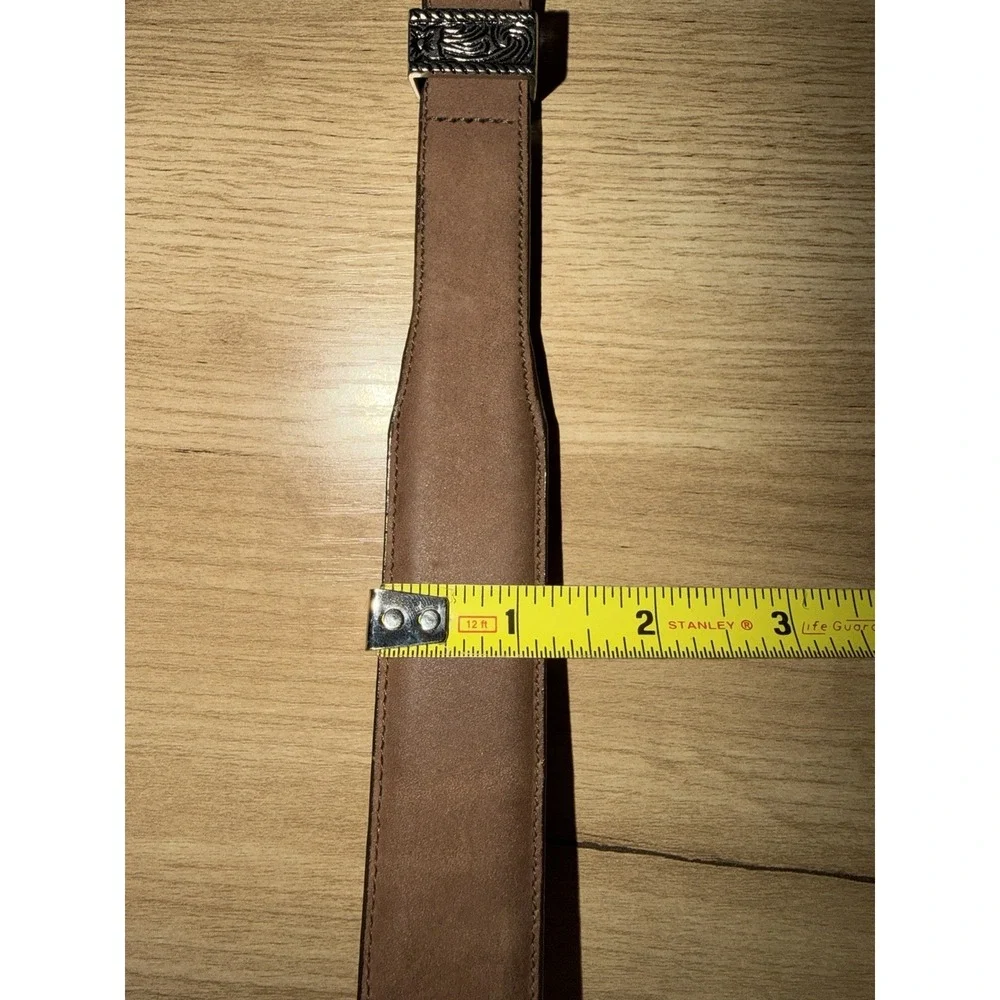 Banana Republic Leather‎ Belt Size 30 Italy Safari Travel 80s Vintage